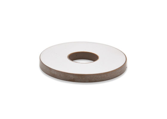 50KHz 1250pF Piezoelectric Ceramic Ring 30x15x4mm